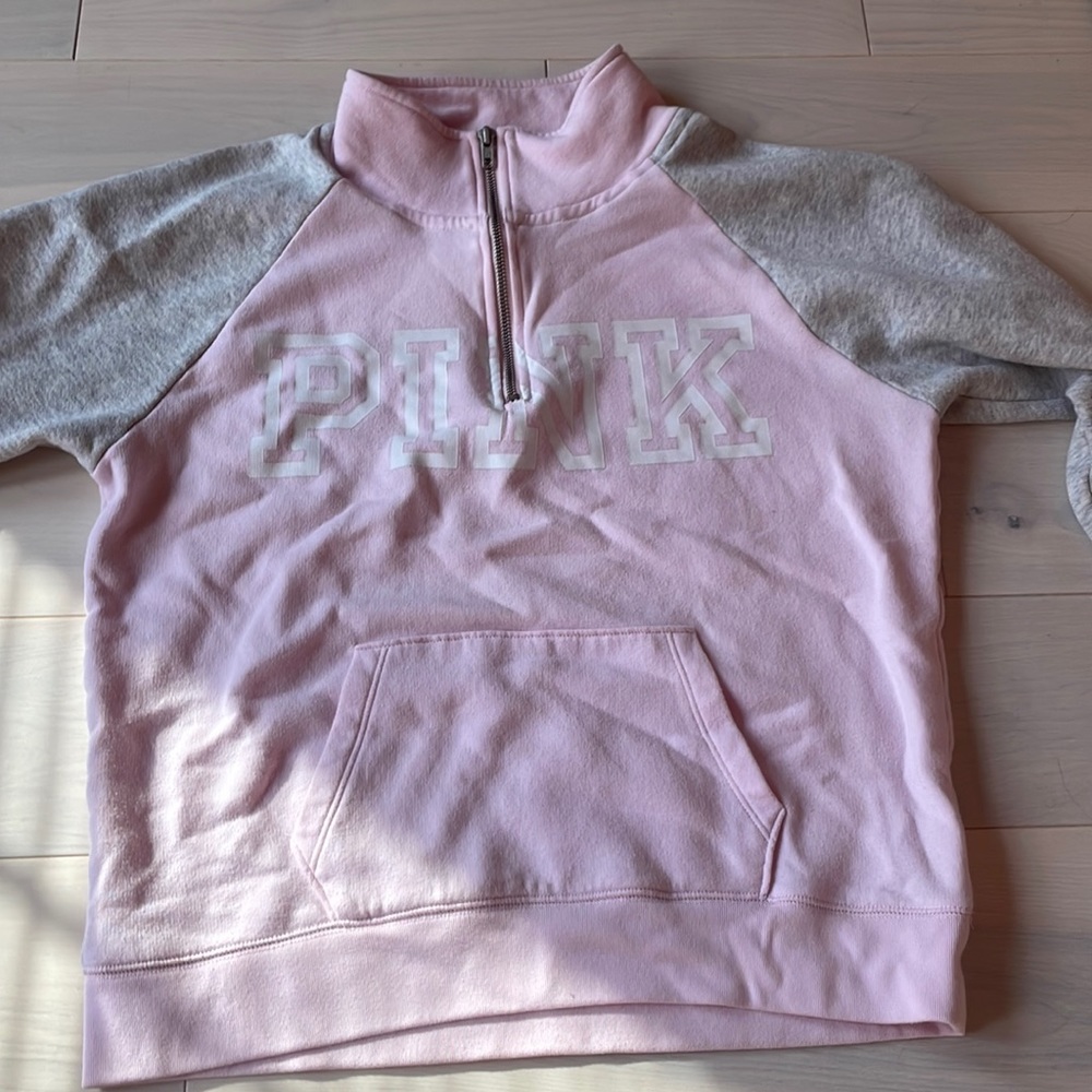 VS PINK Quarter Zip Sweatshirt